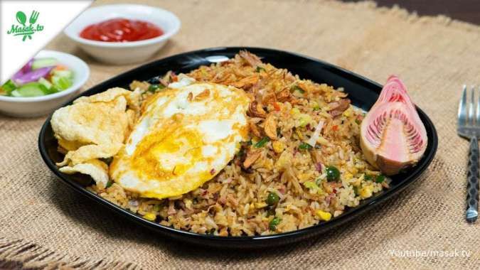 Resep Masakan Akhir Pekan, Bikin Seporsi Nasi Goreng Kecombrang Teri Medan