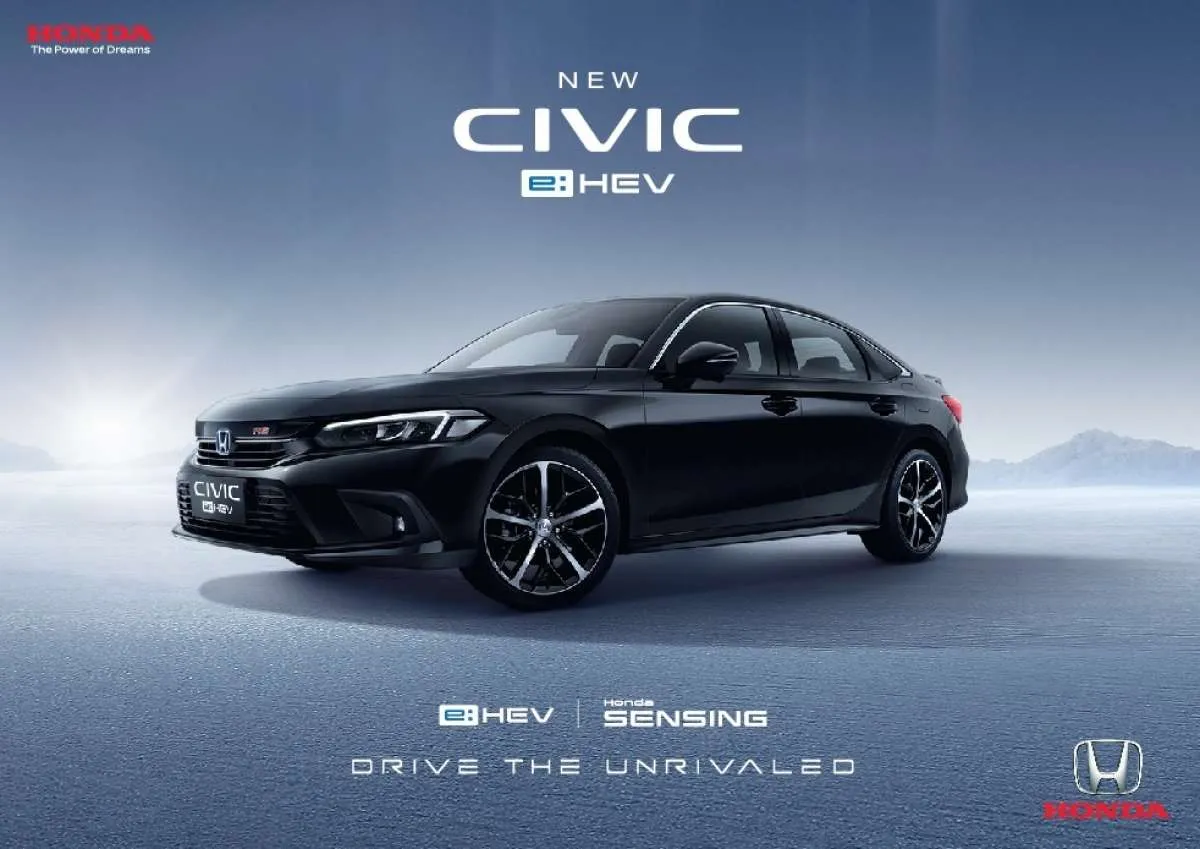 Honda Hadirkan Varian All New Civic E:HEV Pertama Kalinya di Dunia