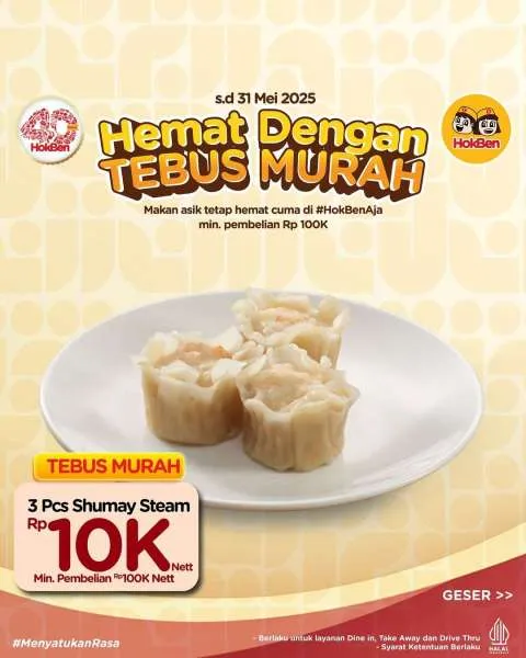 Promo Hokben Tebus Murah Shumay Steam