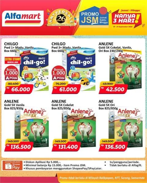 Promo JSM Alfamart Periode 19-21 September 2025