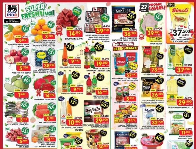 Promo Superindo Weekday 19-22 Oktober 2026, Alpukat Pangeran-Bawang Putih Diskon 40%