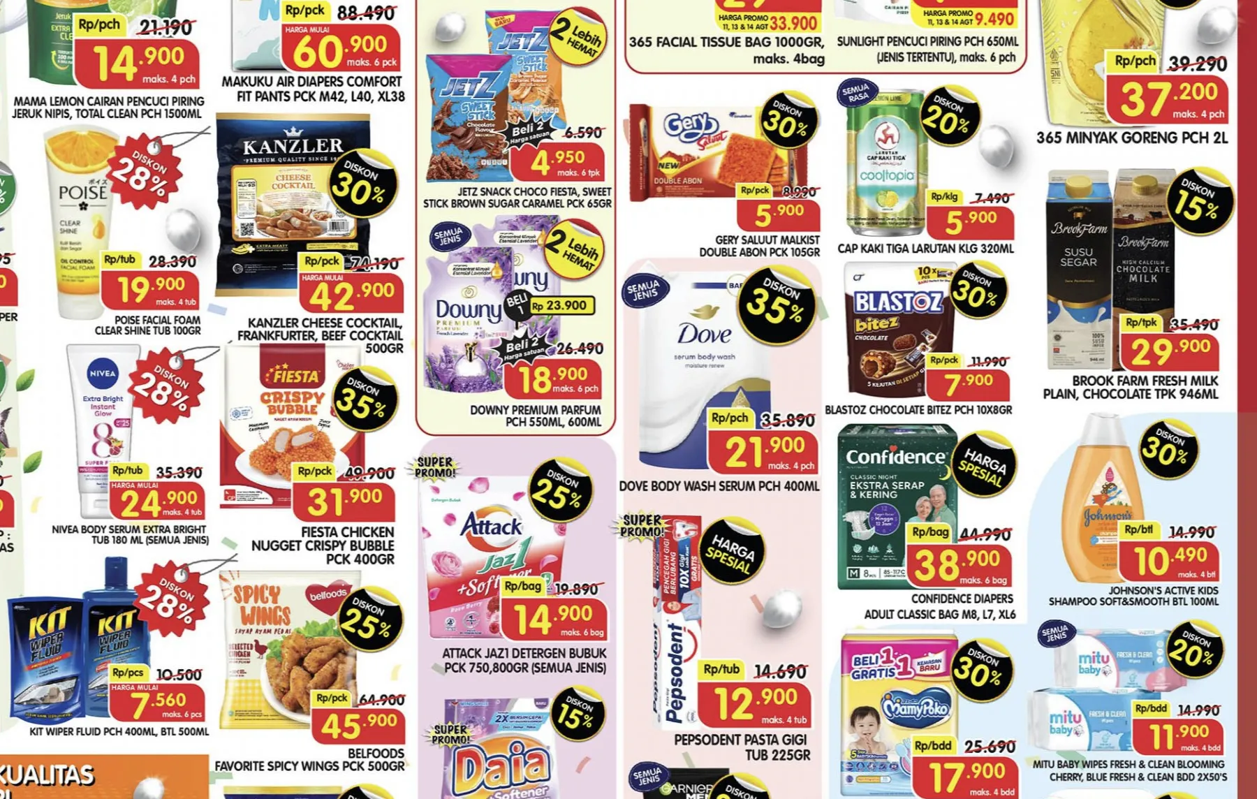 Promo Superindo Weekday Periode 11-14 Agustus 2025