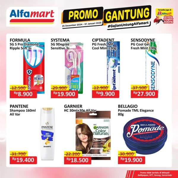 Promo Alfamart Gantung 25 Desember 2024-1 Januari 2025