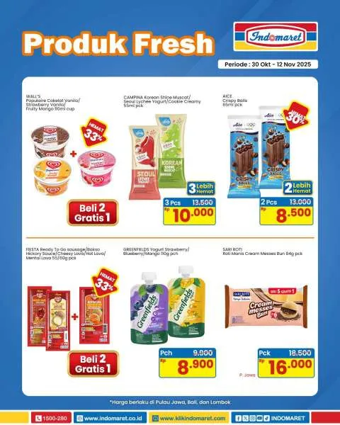Promo Indomaret Super Hemat Periode 30 Oktober-12 November 2025