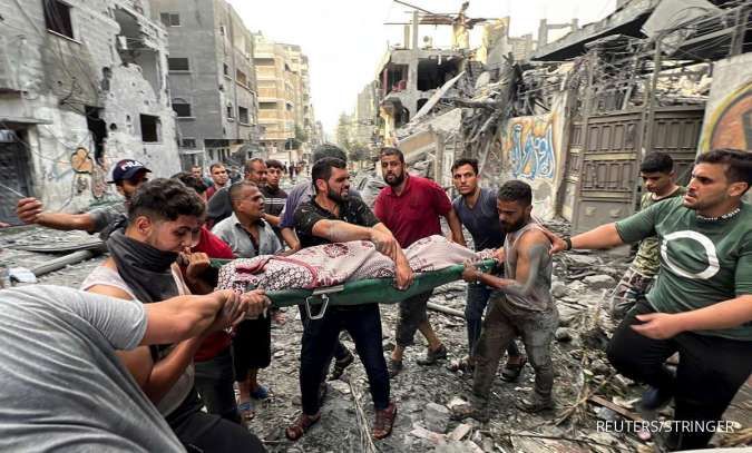 Perang Israel vs Hamas, Lebih 11.000 Orang Tewas di Gaza Termasuk 4.506 Anak-Anak