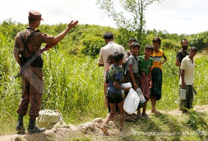 Bangladesh tolak ribuan pengungsi Rohingya