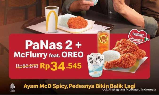 Promo McD Hanya Sehari 12 Mei, Jajan PaNas 2 dan McFlurry Hanya Rp 34.000-an