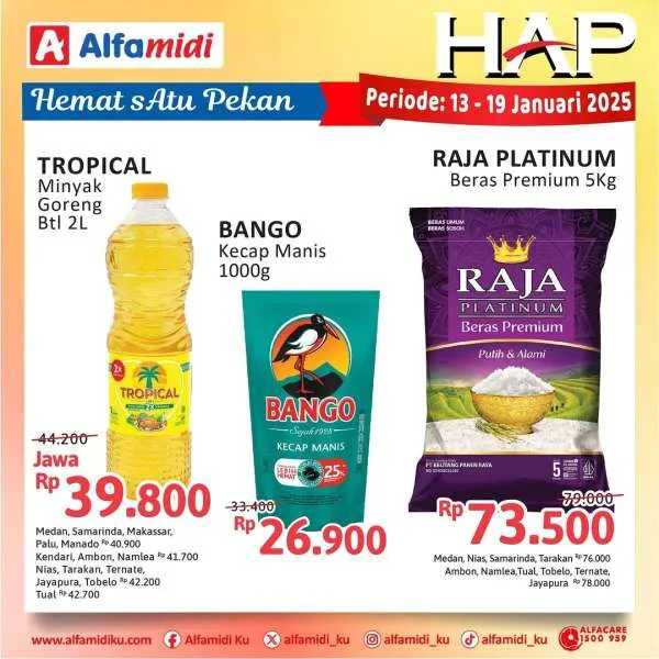 Promo Alfamidi Hemat Satu Pekan Periode 13-19 Januari 2025