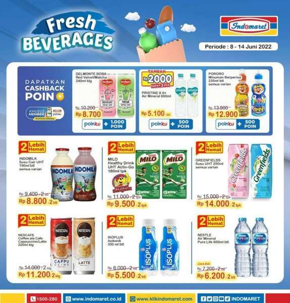 Promo Indomaret Super Hemat Mingguan Terbaru 8-14 Juni 2022