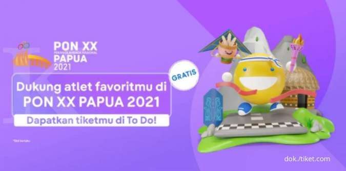 Ingin Nonton Langsung PON XX Papua 2021, Dapatkan Promo Tiket To Do dari Tiket.com