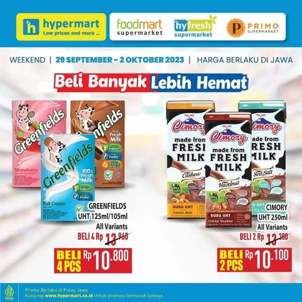 Promo Hypermart Beli Banyak Lebih Hemat Periode 29 September-2 Oktober 2023