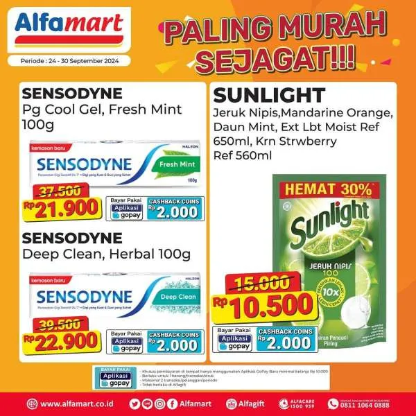 Promo Alfamart Paling Murah Sejagat Periode 24-30 September 2024