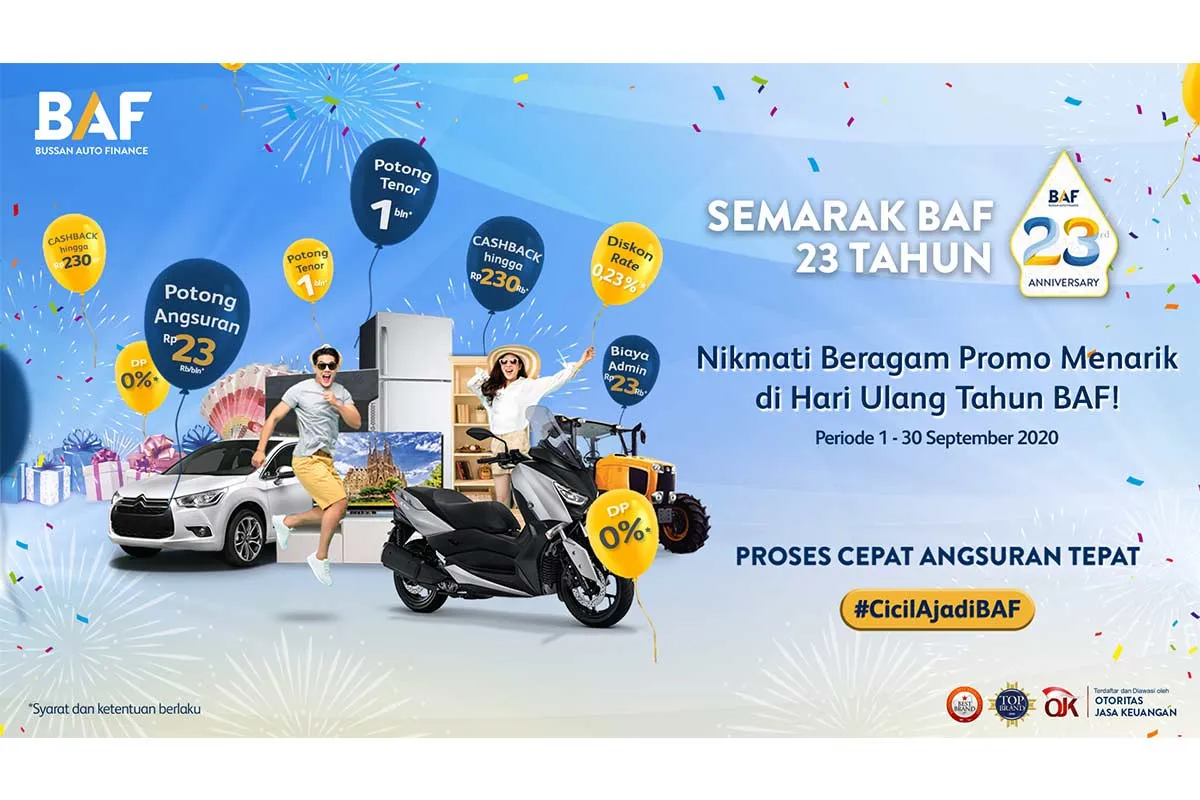 SEMARAK BAF 23 TAHUN HUT ke-23, BAF Berbagi Keceriaan di Tengah Pandemi