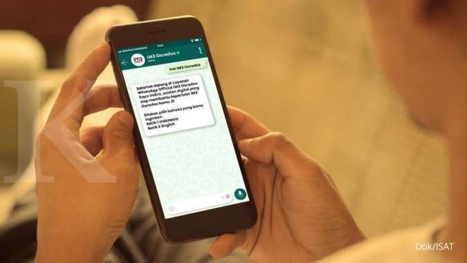 Indosat luncurkan layanan WhatsApp, pelanggan bisa isi pulsa hingga beri keluhan