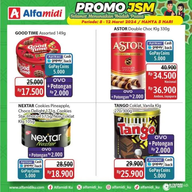 Promo JSM Alfamidi Hanya 5 Hari Periode 8-12 Maret 2024