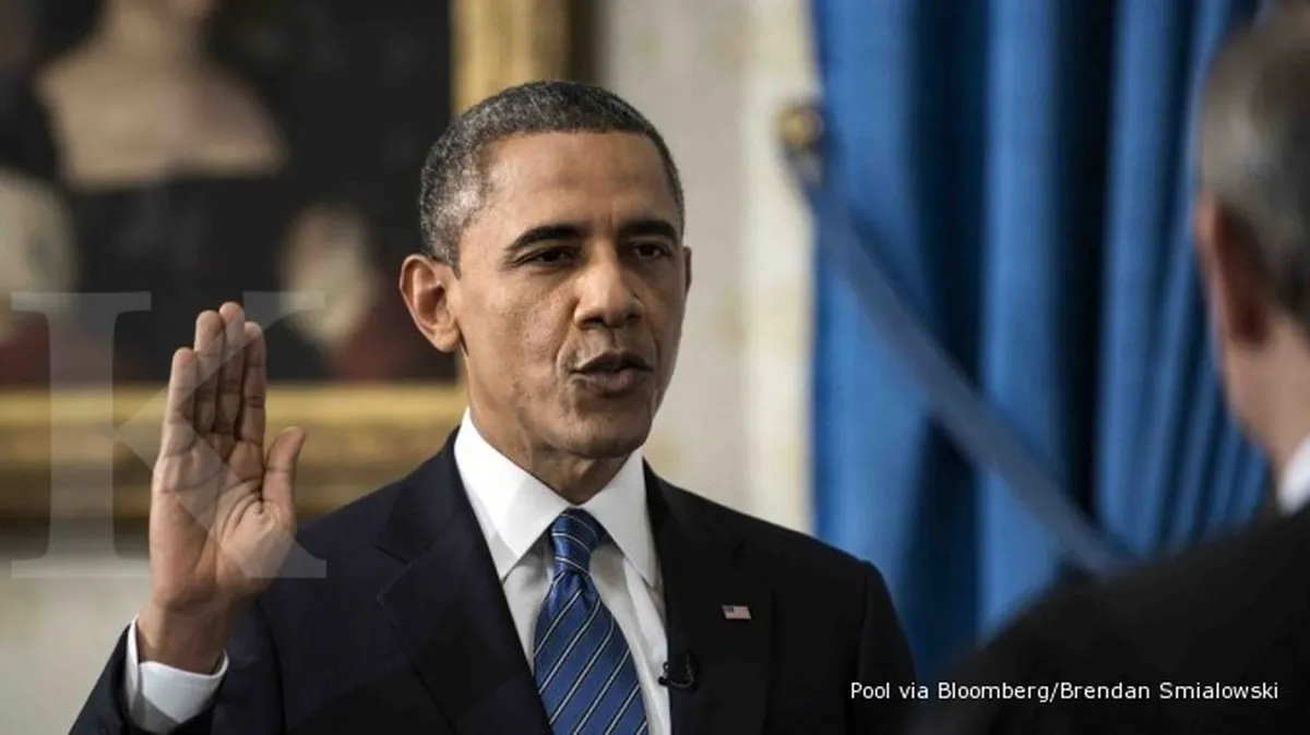 Barack Obama resmi disumpah jadi Presiden AS