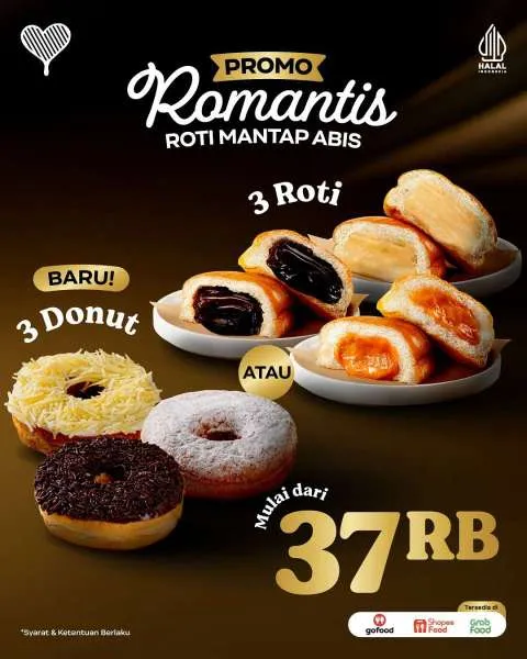 Promo Kopi Kenangan 3 Roti