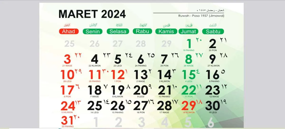Daftar 16 Hari Libur yang Ditetapkan Jokowi di Tahun 2024 