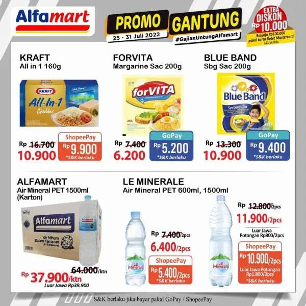 Promo Alfamart Gantung Periode 25-31 Juli 2022