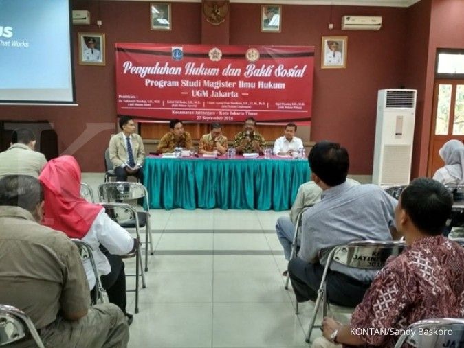 Masalah pertanahan mencuat dalam penyuluhan hukum UGM Kampus Jakarta