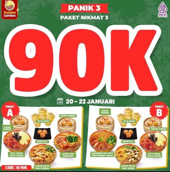 Promo Golden Lamian 20-22 Januari 2025