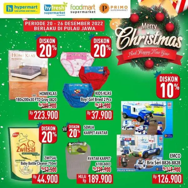 Promo Hypermart Spesial Natal Periode 20-26 Desember 2022