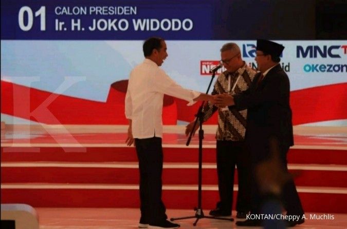 Ekonom Core: Untuk sementara Jokowi jauh lebih unggul dari Prabowo