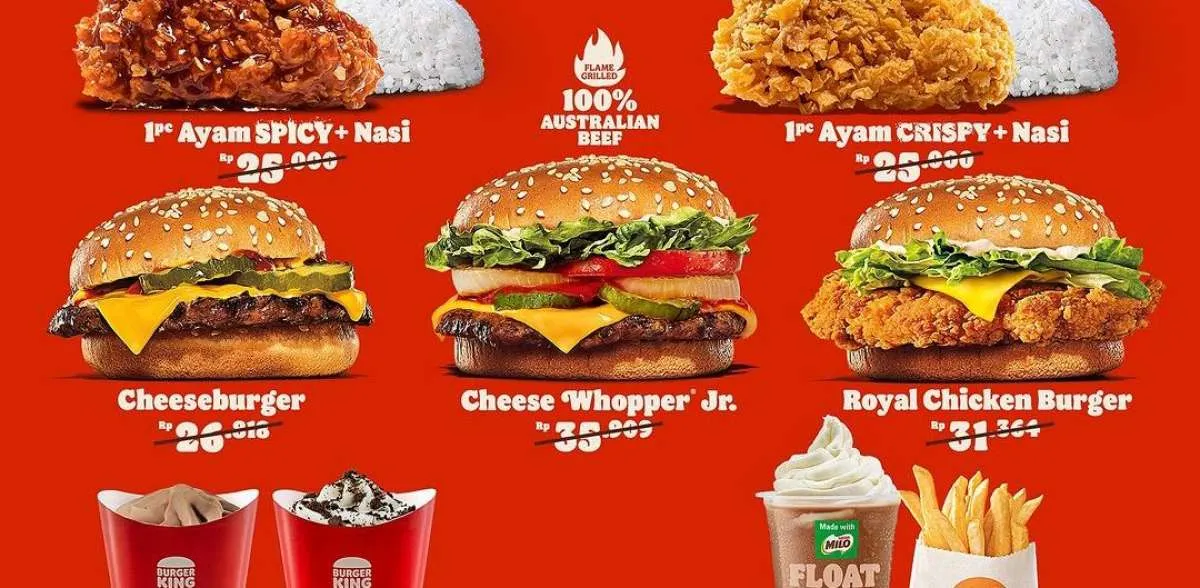 Promo Burger King Hanya Rp 17.000-an Berakhir Hari Ini, Makan Burger atau Ayam-Nasi