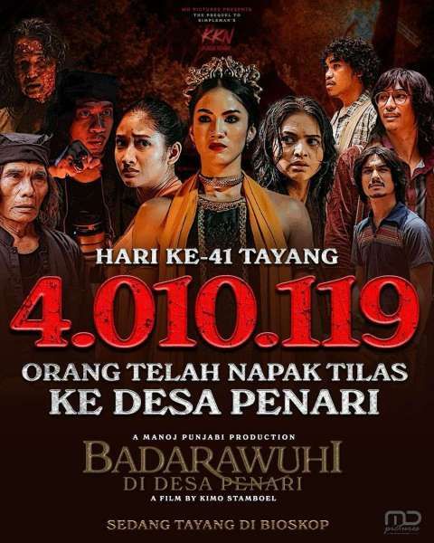 Jumlah Penonton Film Horor Badarawuhi Di Desa Penari