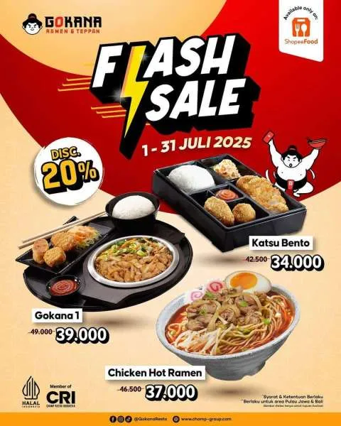 Promo Gokana Flash Sale Juli 2025 Diskon 25%