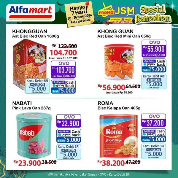 Promo JSM Alfamart Hanya 7 Hari Periode 20-26 Maret 2024