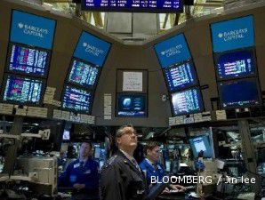 Cetak rekor, Dow Jones bertengger diatas 11.000