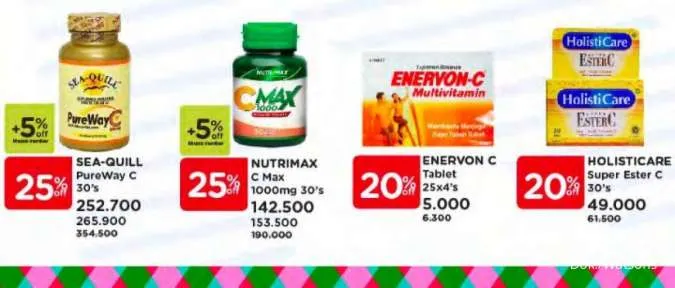 Promo Watsons Year End Sale Periode 23 Desember 2021-2 Januari 2022