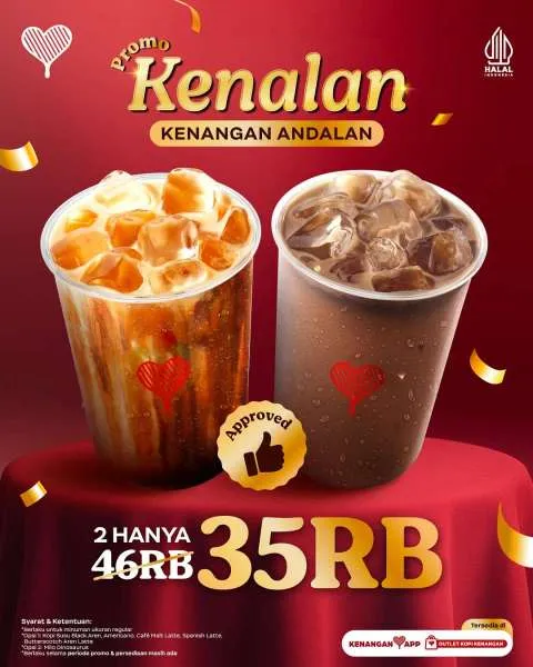 Promo Kopi Kenangan Kenalan Paket 2 Minuman