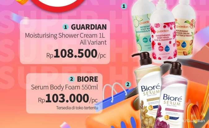 Promo Guardian Super Hemat 17-30 Oktober 2024, Tambah Rp 1.000 Dapat 2 Sabun Cair