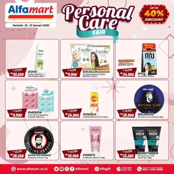 Promo Alfamart Personal Care Fair Periode 16-31 Januari 2025