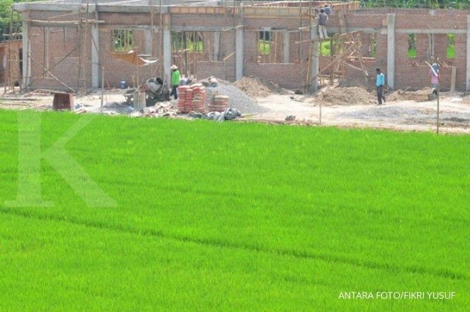 80% lahan pertanian di Jakbar dikuasai pengembang