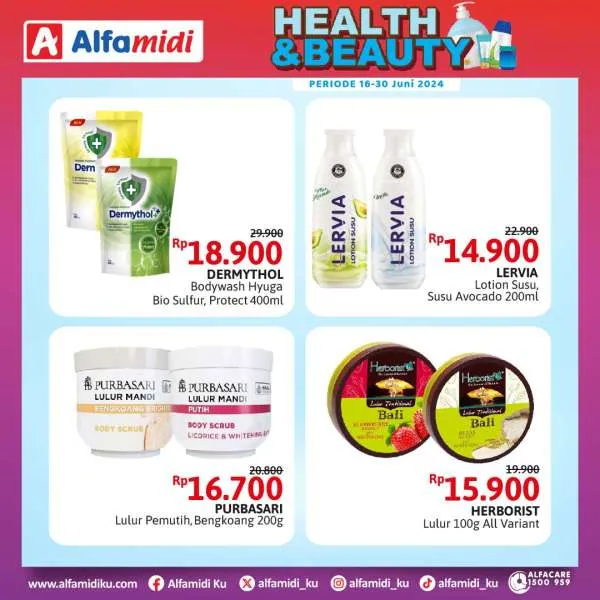 Promo Alfamidi Health & Beauty Periode 16-30 Juni 2024