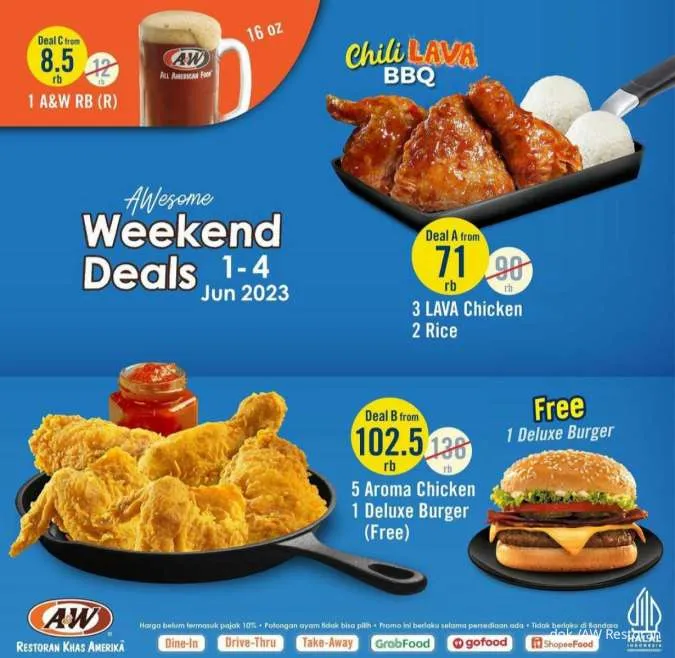 Promo AW Restoran 1-4 Juni 2023