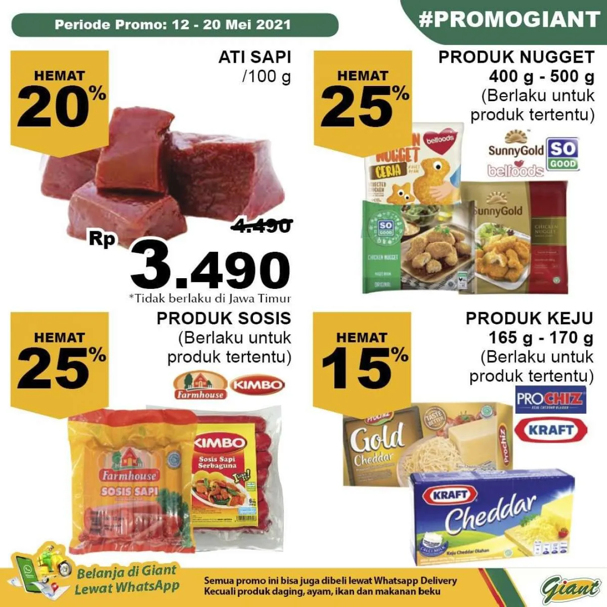 Paling baru! Promo Giant hari ini 13 Mei 2021, ada diskonan mulai 10%-35%
