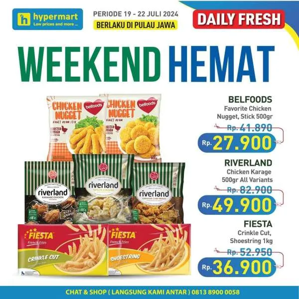 Promo JSM Hypermart Hyper Diskon Weekend Periode 19-22 Juli 2024