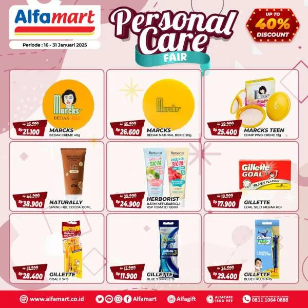 Promo Alfamart Personal Care Fair Periode 16-31 Januari 2025