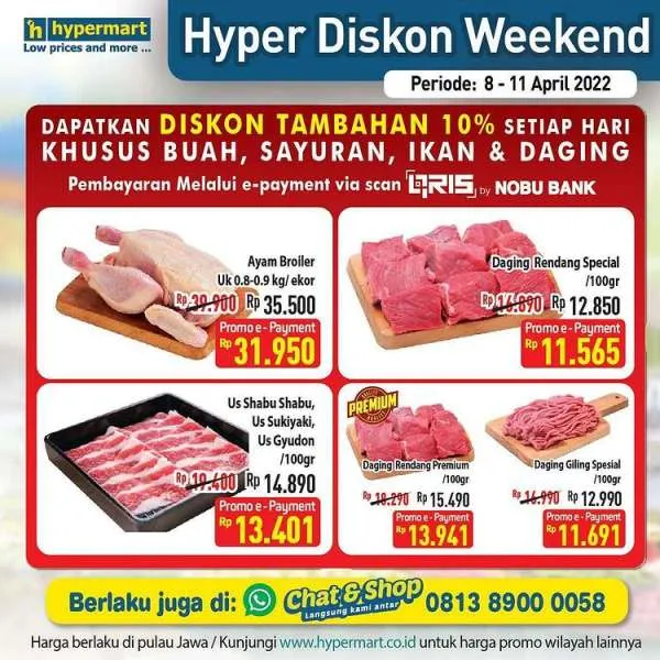 Promo JSM Hypermart 8-11 April 2022, Hyper Diskon Weekend Terbaru