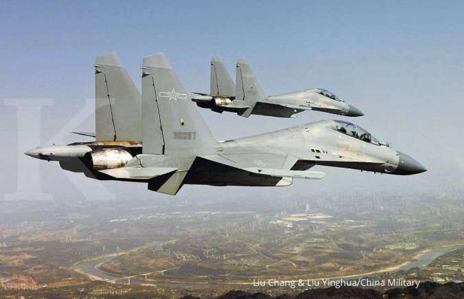 China kerahkan 4 jenis jet tempur dalam latihan militer terbaru di Laut Kuning