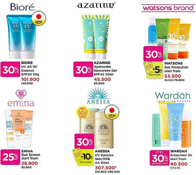 Promo Watsons Sale Beauty Deals Diskon s/d 70% Periode 24-27 Maret 2022