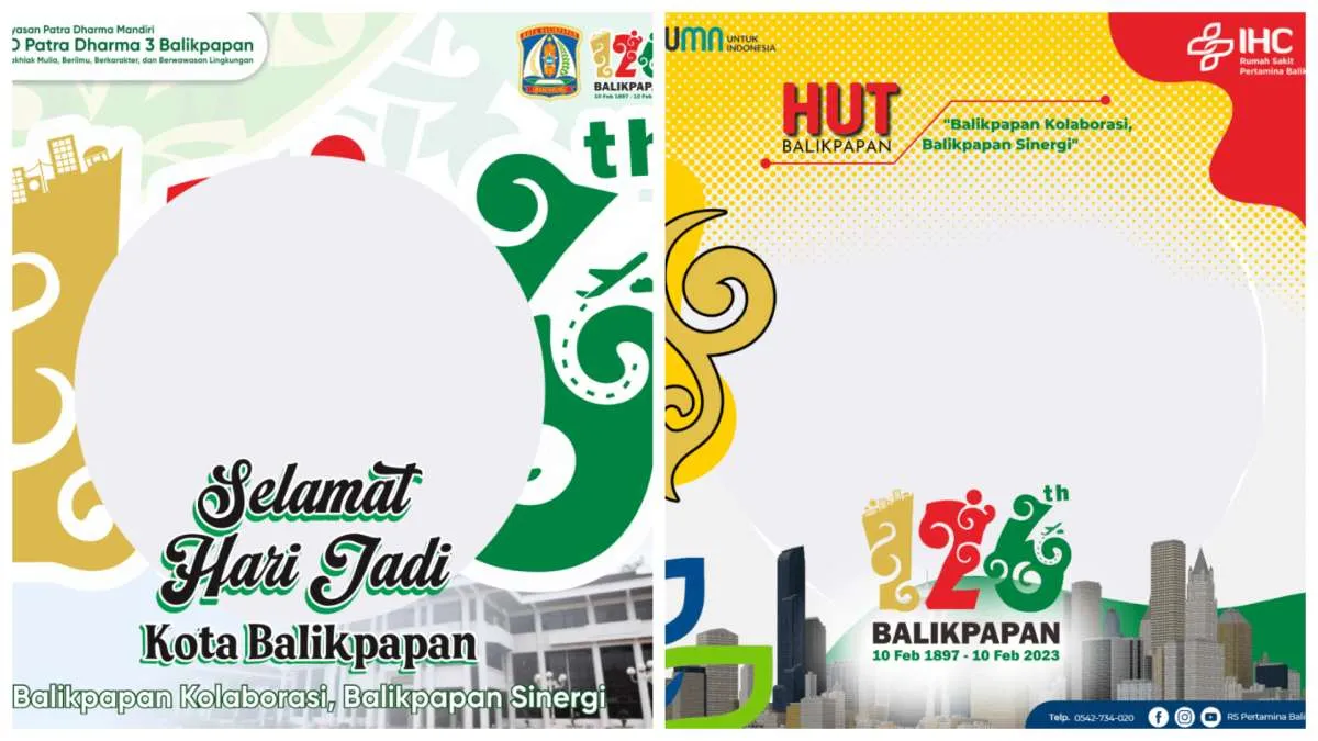 Kumpulan Twibbon HUT Balikpapan 2023 yang Diperingati Setiap 10 Februari 