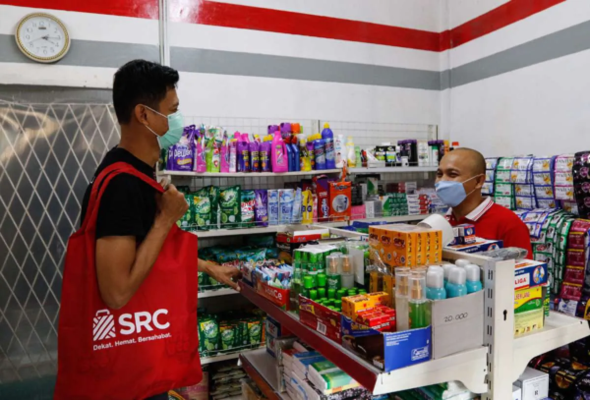 Komunitas toko kelontong SRC pastikan keamanan berbelanja saat ada wabah corona