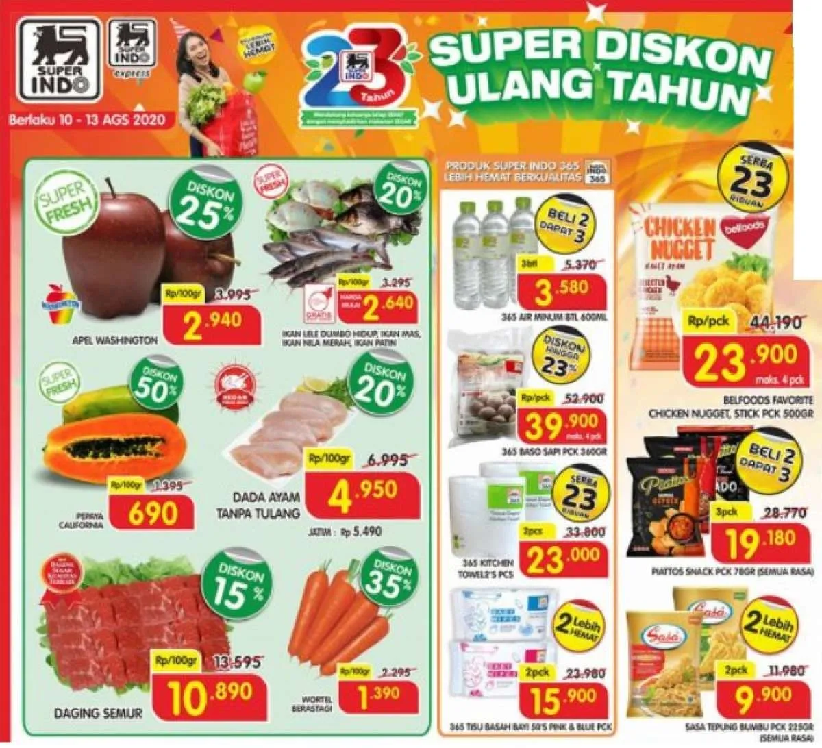 Promo Superindo di hari kerja baru mulai, 10-13 Agustus 2020!