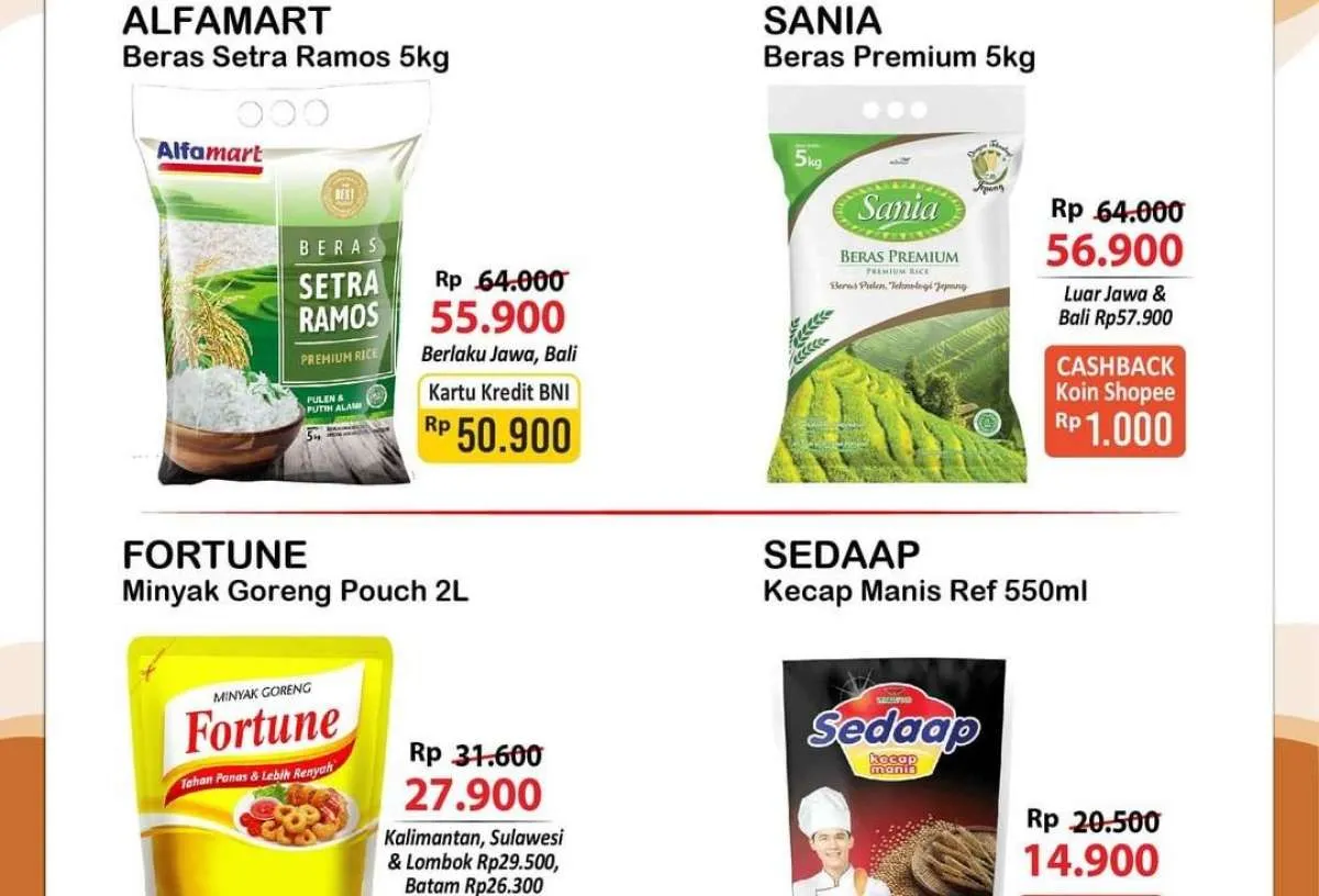 Promo JSM Alfamart 27 Agustus-2 September, banyak potongan harga di promo gantung