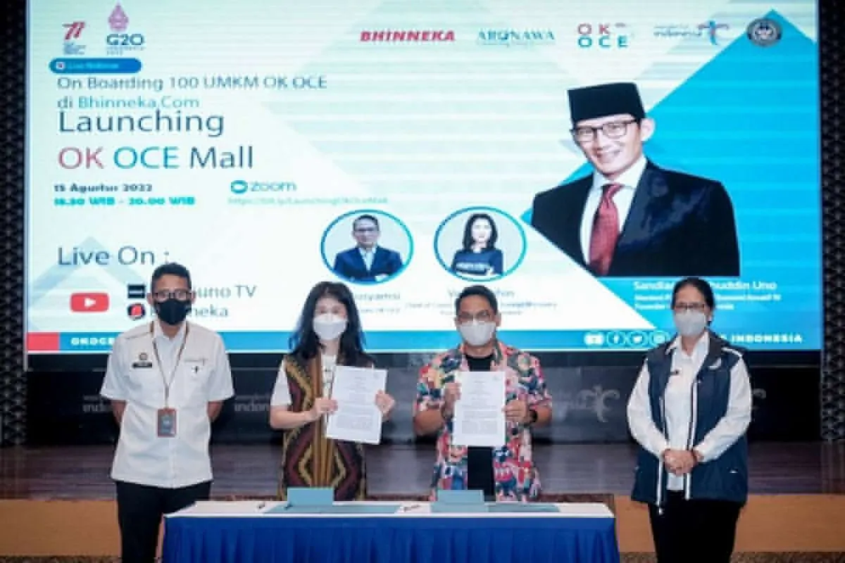 , 100 UMKM OK OCE Bergabung di Bhinneka dan luncurkan OKOCEMall.com 